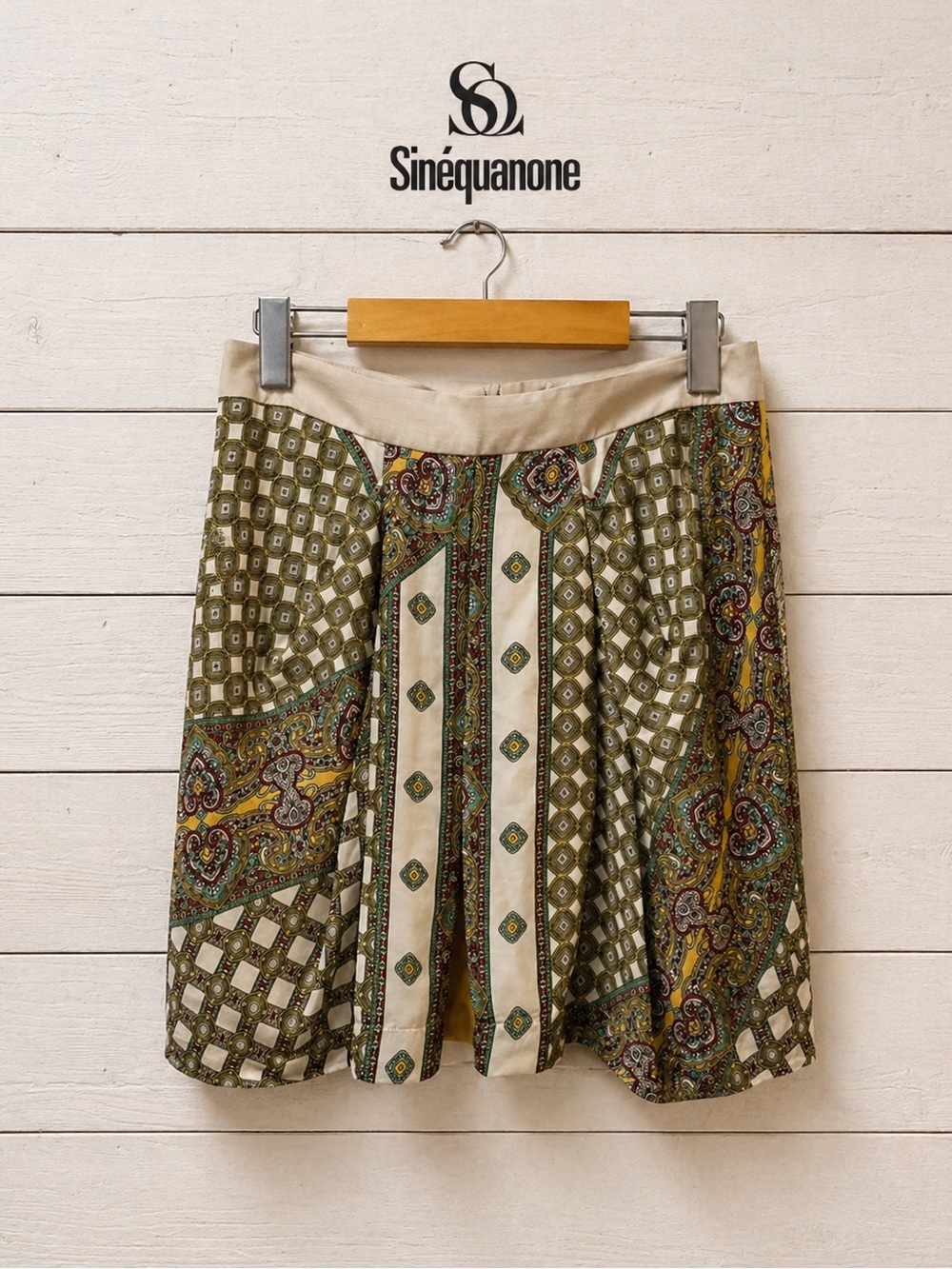SINEQUANONE – Multi-Colour Printed Skirt – Size 40